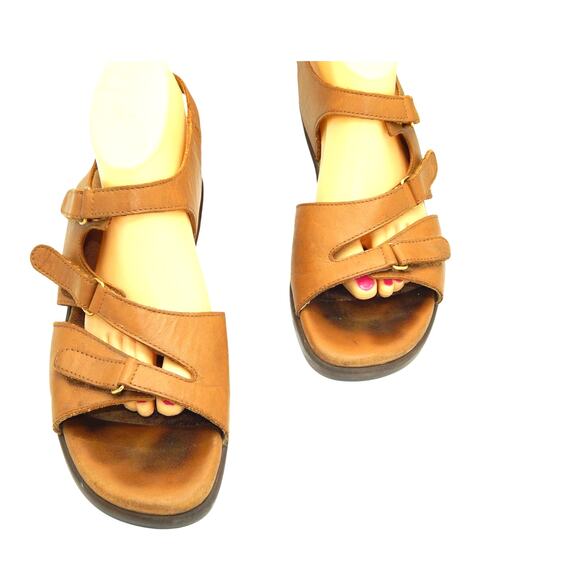 SAS Tabby Sandals Shoes Womens Leather strapy Adjustable Comfort beach 10M - Picture 5 of 6